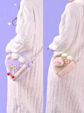 ミニショルダーバッグ レディース モコモコ 斜め掛け コンパクト かわいい ガーリー コインケース 収納ポーチ 秋冬