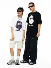 Tシャツ 半袖 ユニセックス クルーネック オーバーサイズ ストリート 「HEA x i.t fingercroxx」