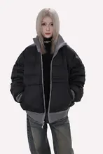 白鹅绒 ダブルフェイスニットダウンジャケット【冬用・メンズ・厚手】