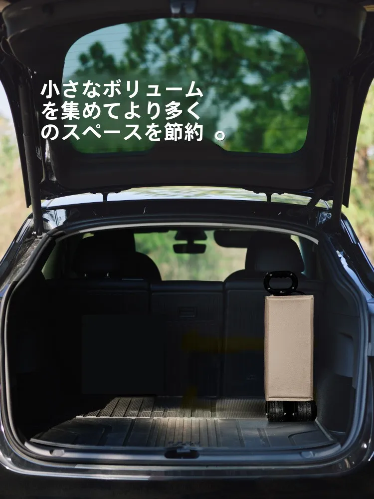 キャンプ道具を節約調達｜実際に使ってみた結果　4人用カートの実用性徹底解説