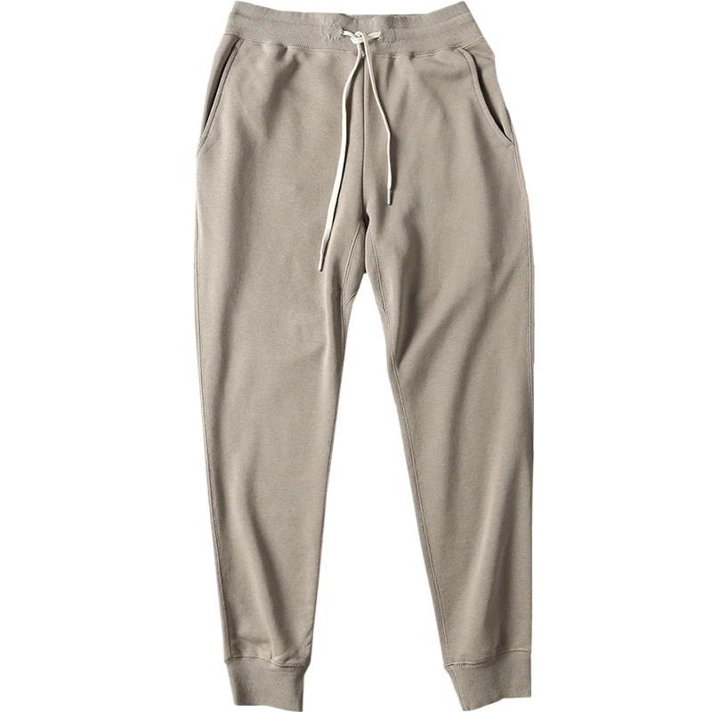 メンズスウェットパンツ きれいめ レトロスタイル ゆったりフィット パンツ