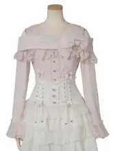 ニット レディース 量産型 甘め 蝶結び 肩出し ダブルストラップ ロリータ 「2008Lolita」