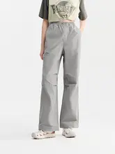 サマーパンツ レディース ストレートシルエット【ウエストゴム・無地・日焼け防止】