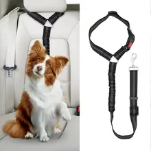 ペット用 車載安全ベルト【後部座席用・大型犬対応・牽引ロープ】