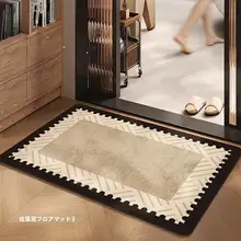 吸水防滑のデザイン！シリカゲル浴室マット【汚れに強い・家庭用】