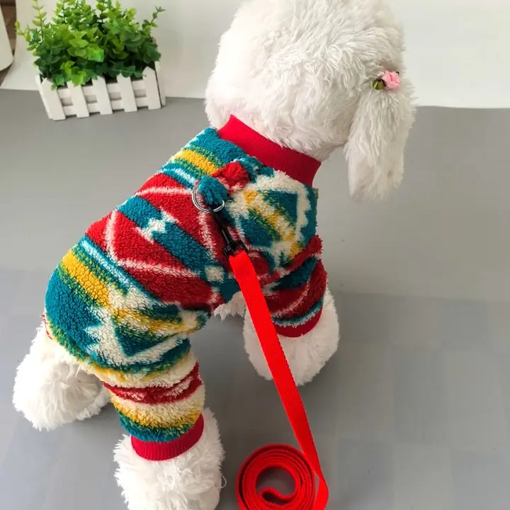 ペット服 犬用 四足衣 小型 保温 秋冬モデル
