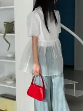 着回し抜群のファッションメッシュシャツ