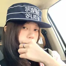 レトロ風キャップ【春秋用・女性・小さめつば】