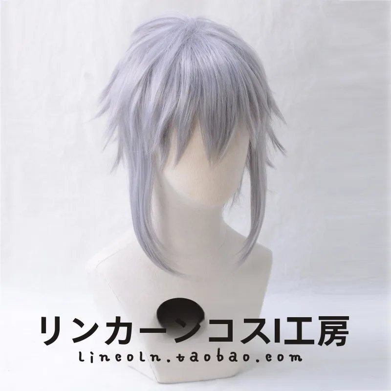 銀灰色キャラクターコスプレウィッグ グレイヘア セミロングのスタイル実現