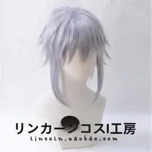 銀灰色のキャラクターコスプレウィッグ【ロングサイドテール・王国の心】