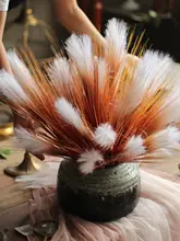 高くて豪華なグリーンアシの造花【インテリア装飾用・フロアプランツ】
