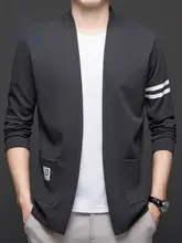 春季新作 メンズ クラシックデザイン ニットカーディガン【軽量・ストレッチ・カジュアル】（セットアップ対応）