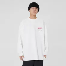 男女兼用コットン長袖Tシャツ【春秋用・アメリカンスタイル】