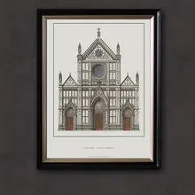 アメリカンカントリー風装飾画【古典ヨーロッパ建築・ルネッサンスアート】