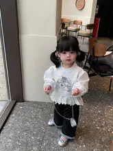 女の子用 ワイドパンツ【ソフトデニム・おしゃれ・外出用】