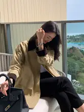 Maven Lin バイカラー配色 ミディ丈トレンチコート【レディース・ルーズフィット・デザイン性高い】