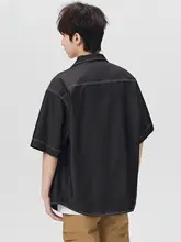 カジュアルスタイル 半袖フラップシャツ【夏用・ゆったりフィット】