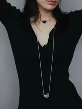 ユニークデザインのエポキシ樹脂ネックレス【ロング・重ね着け・女性用】