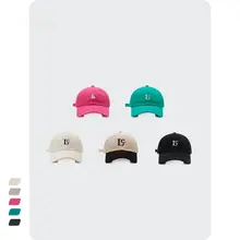 男女兼用 刺繍入りソフトトップキャップ【UVカット・カジュアル・野球帽】