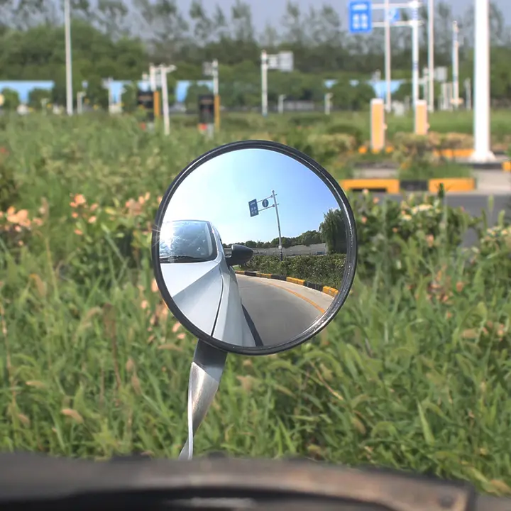 車用盲点鏡【360度広角・補助後方確認用・小型ラウンドミラー】