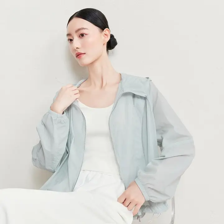 UPF50+対応のゆったりフード付きUVカット防寒服【抗菌・防虫機能付き】