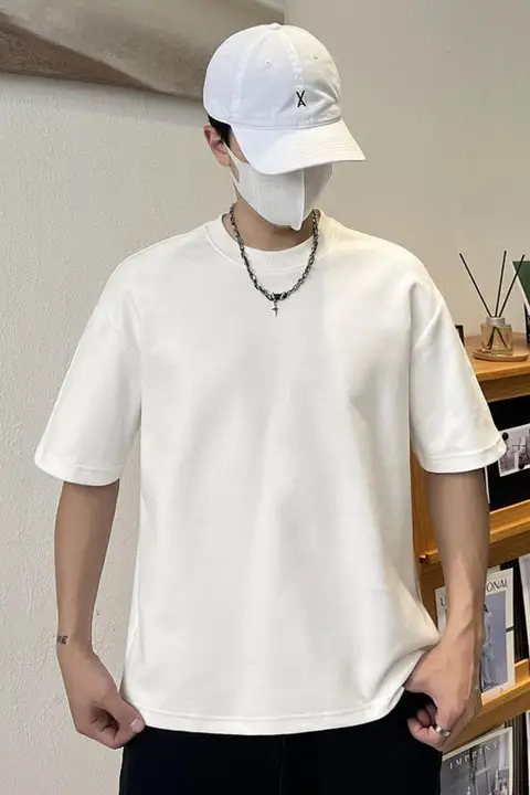 半袖Tシャツ メンズ 重さ332g 【シンプル・ゆったり】