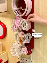 壁掛けヘアアクセサリー収納ラック【学生寮向け・ヘアバンド・ジュエリー用・ディスプレイスタンド】