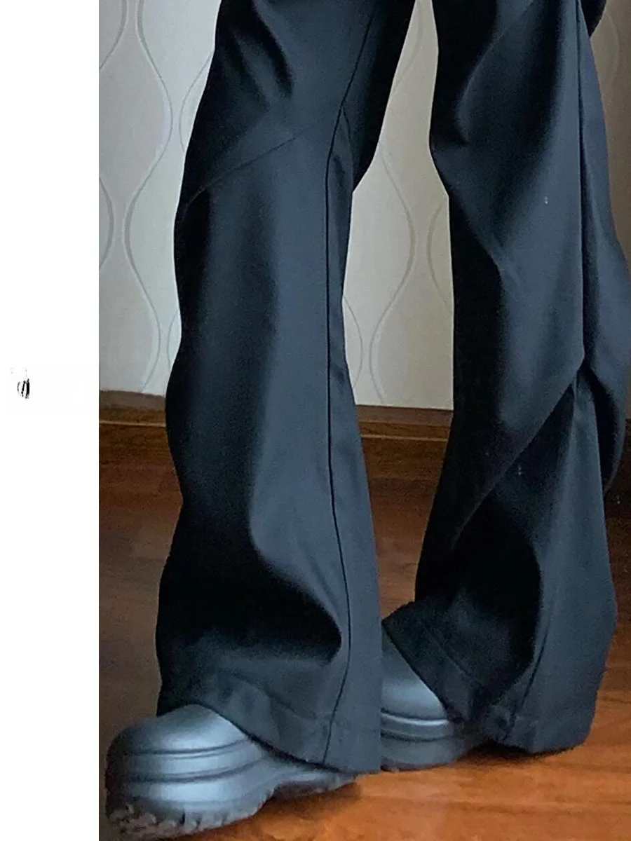 脚長 パンツ どのくらいの丈がおすすめか？黒のエクストラロングワイドパンツの実測と選び方