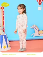 女の子用夏季新作インナーウェア【モイモルン・雲デザイン・ホームウェア・極上の柔らかさ】（セットアップ対応）