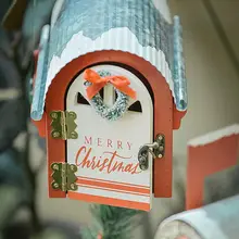 アメリカンビンテージスタイルの設置型郵便箱【クリスマス装飾・店舗やレストラン用】