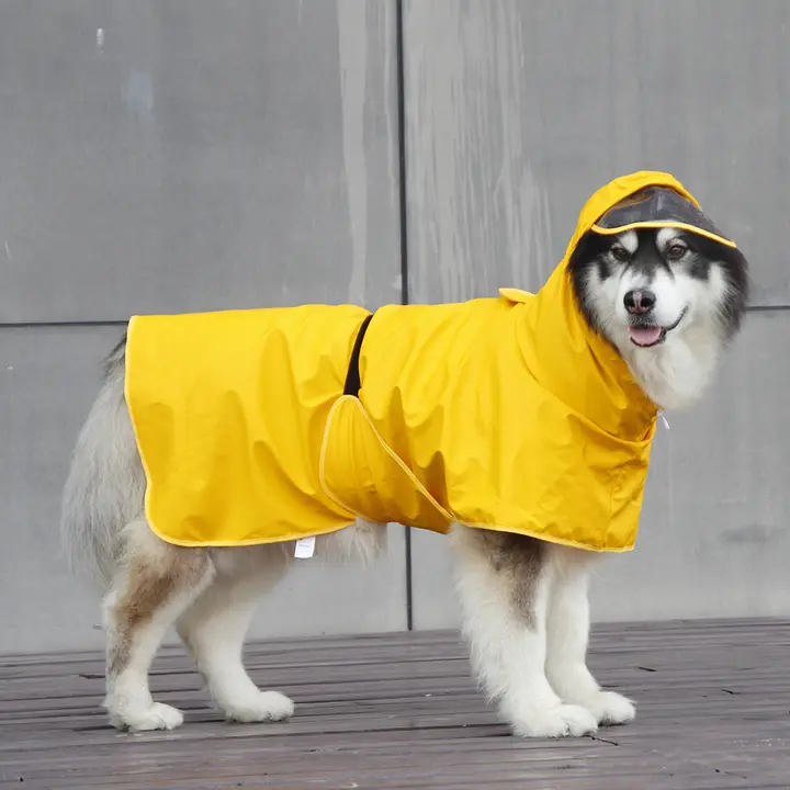大型犬用レインコート【柴犬・ハスキー・ボーダーコリー・ゴールデンレトリーバー・アラスカンマラミュート用】