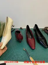 シンプルでスタイリッシュ！手作り本革ポインテッドトゥハイヒールパンプス【通勤用・細いヒール】