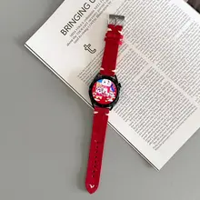 スマートウォッチ 交換ベルト ナイロン レザー シリコン マグネット式 赤 お正月 迎春 Huawei Watch GT5 GT4 GT3 Apple Xiaomi 対応