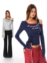 デザイン性のあるアメリカンビンテージ風レタープリント長袖Tシャツ【春秋用・スリムフィット】（セットアップ対応）