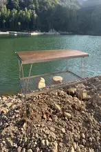 アウトドア用 ステンレス製バーベキューグリル【煙の出ない焼き肉用・キャンプ・庭用】