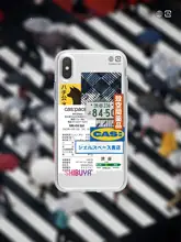 透明感あるデザインのiPhone用スマホケース【衝撃吸収・ユニークなコラージュ風】