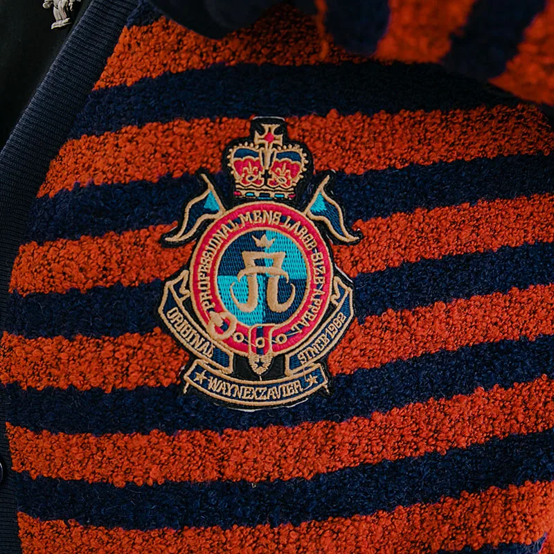 ワイドフィット刺繍入りVネックカーディガンのサイズ選び方：メンズ向けの実測とサイズ感の解説
