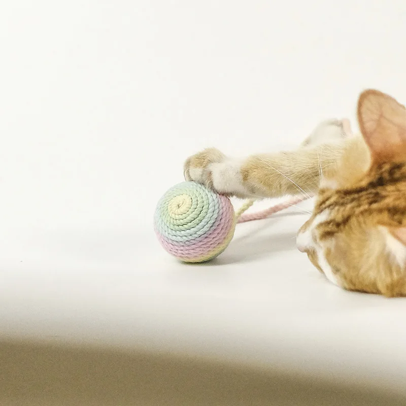 meowcard グラデーション毛糸ボール 猫のおもちゃ：3ヶ月から9ヶ月の赤ちゃんに適した長く遊べるおもちゃの選定基準