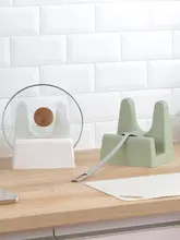 キッチン用品 鍋蓋置きスタンド【穴あけ不要・水切り収納】