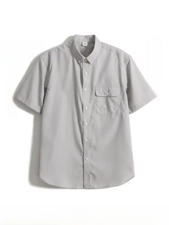 シャツ 中年男性 夏季 コットン