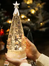クリスマスツリー用デコレーションライト【雪の結晶デザイン・ピンク・小型ナイトライト・撮影小道具】
