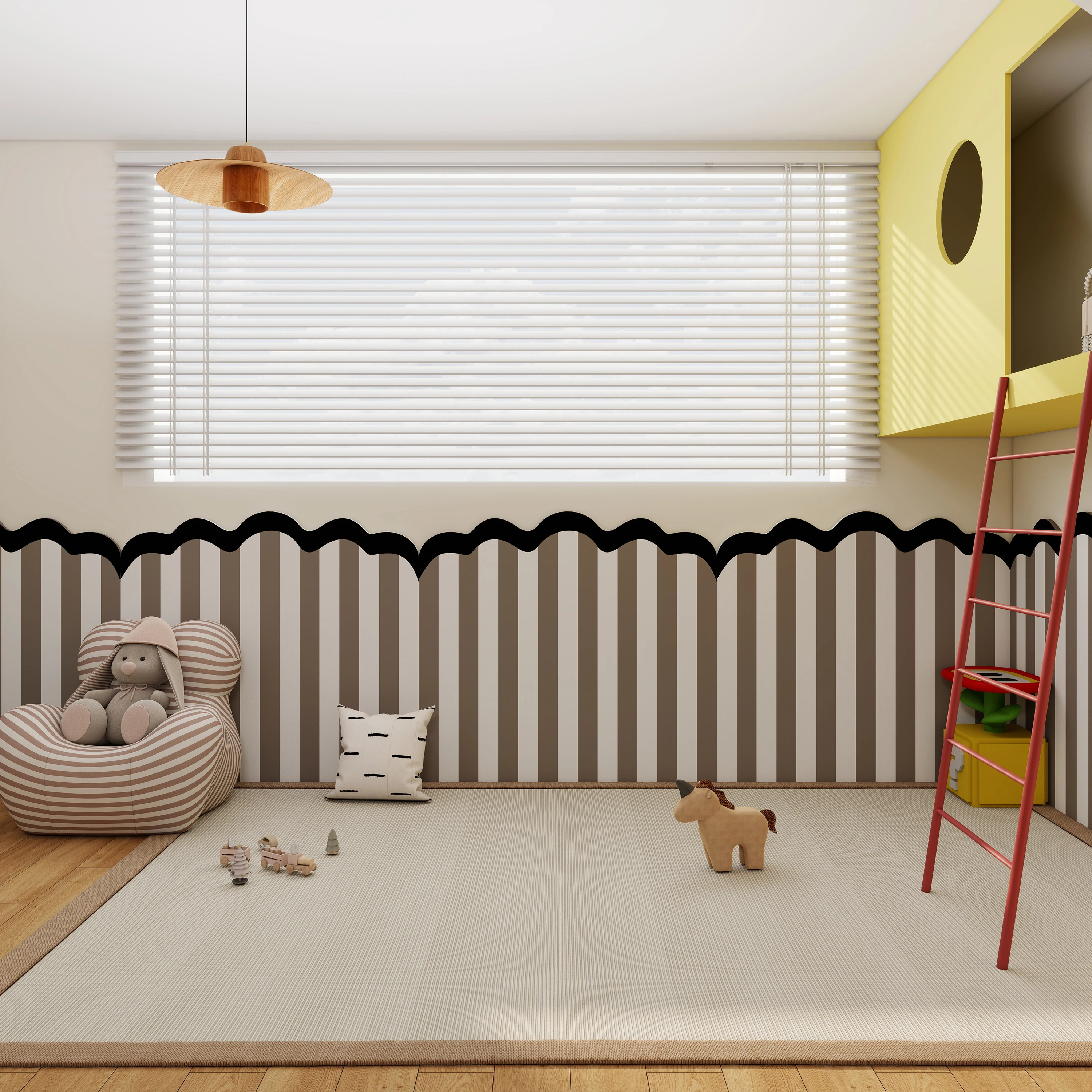 マカロンカラーのフェルトウォールステッカー：子供部屋に貼る立体デザインの実用性と耐久性