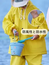 男の子と女の子のための子供用遊び水レインパンツ屋外防水と防寒