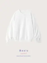 SoirReverie Basicシリーズ 3色展開のゆったりしたカジュアルスウェットセット