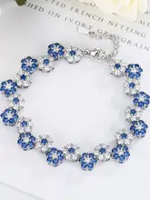 紅剛玉の五弁花デザインネックレス＆ブレスレット【ジルコニア・お洒落な高級感・モダンスタイル】（セットアップ対応）