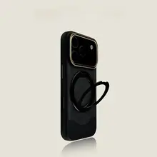 iPhone用 スマホケース【ブルー・360度スタンド  ・防衝撃・マット仕上げ】