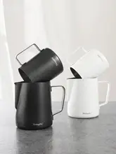 ラテアートピッチャー ミルクピッチャー ステンレス製 ミルクフォーマー カフェラテ バ  リスタツール 「Mongdio」