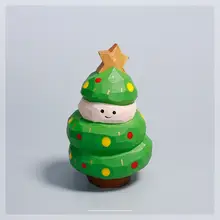 木製 クリスマスツリー 置物 ハンドメイド 木彫り かわいい ユニーク 卓上 インテリア オブジェ キッズ 男の子 女の子 クリスマス バレンタイン ギフト