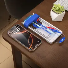 BLUEO iPhone用強化ガラスフィルム【全画面対応・高透過・反射防止・3D曲面デザイン】