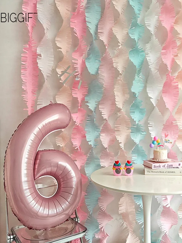 2歳誕生日パーティー装飾：しわ加工ペーパーラフラとフリンジセットの実用性とシーン別活用法